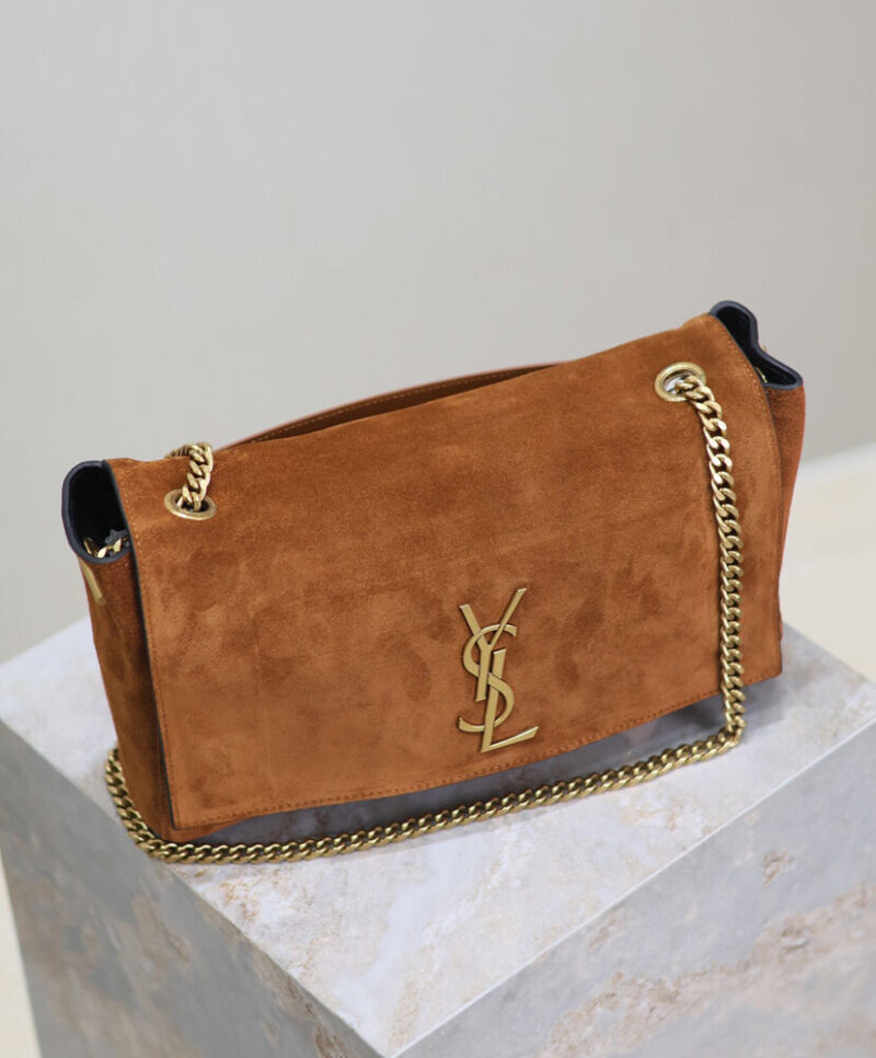 Saint Laurent Reversible Medium Kate In Suede